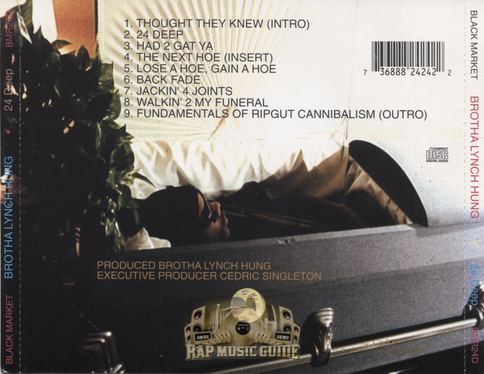 Brotha Lynch Hung 24 Deep 2nd Press. CD Rap Music Guide